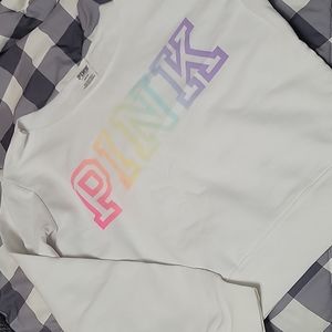 Victoria's Secret Pink M off shoulder sweatshirt M